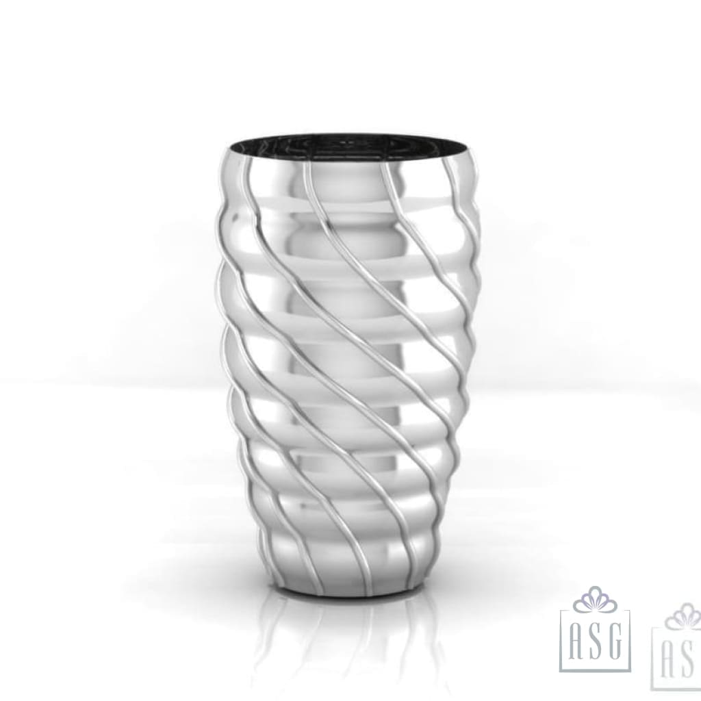 Sterling Silver Glass - Misty Swirls