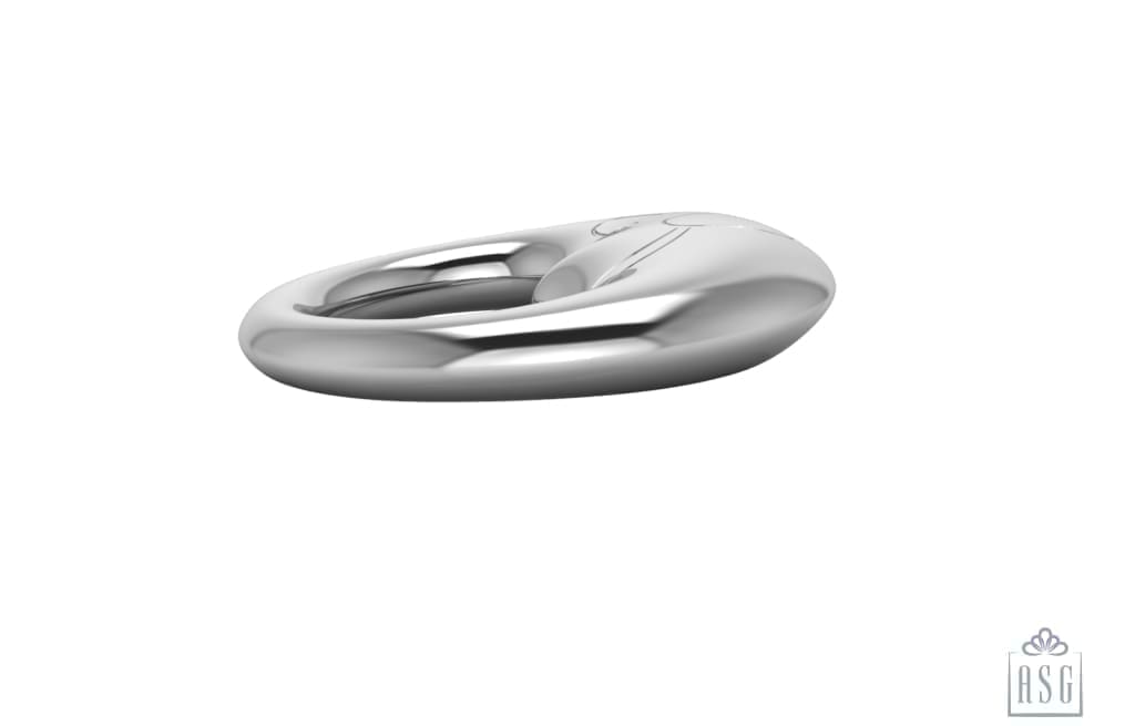 Sterling Silver Moon Baby Rattle