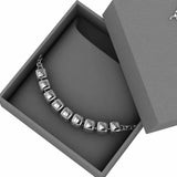 Sterling Silver Personalised Dice Cubes Name Bracelet For Women & Girls Bracelets And