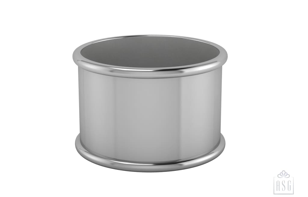 Sterling Silver Plain Round Napkin Ring