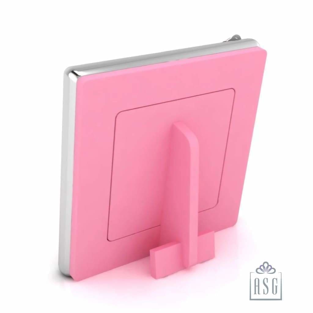 Silver Plated Photo Frame for Baby and Kids - Square with Bunny