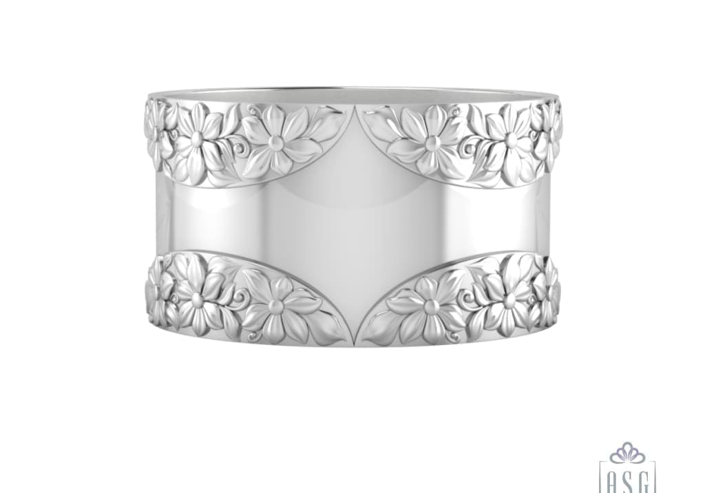 Sterling Silver Rosa Napkin Ring