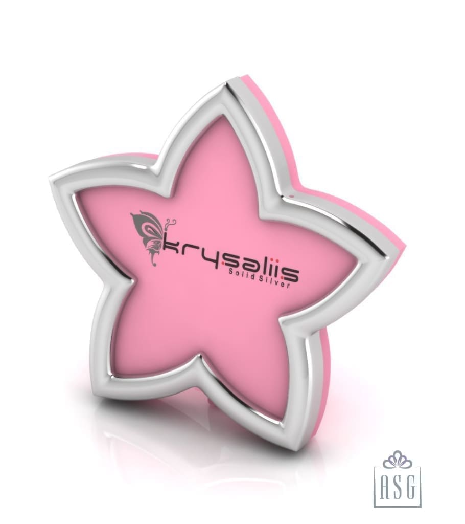 Sterling Silver Star Photo Frame for Baby and Kids