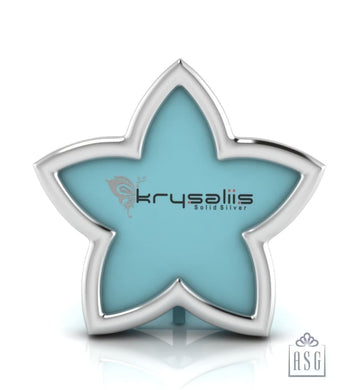 Sterling Silver Star Photo Frame for Baby and Kids