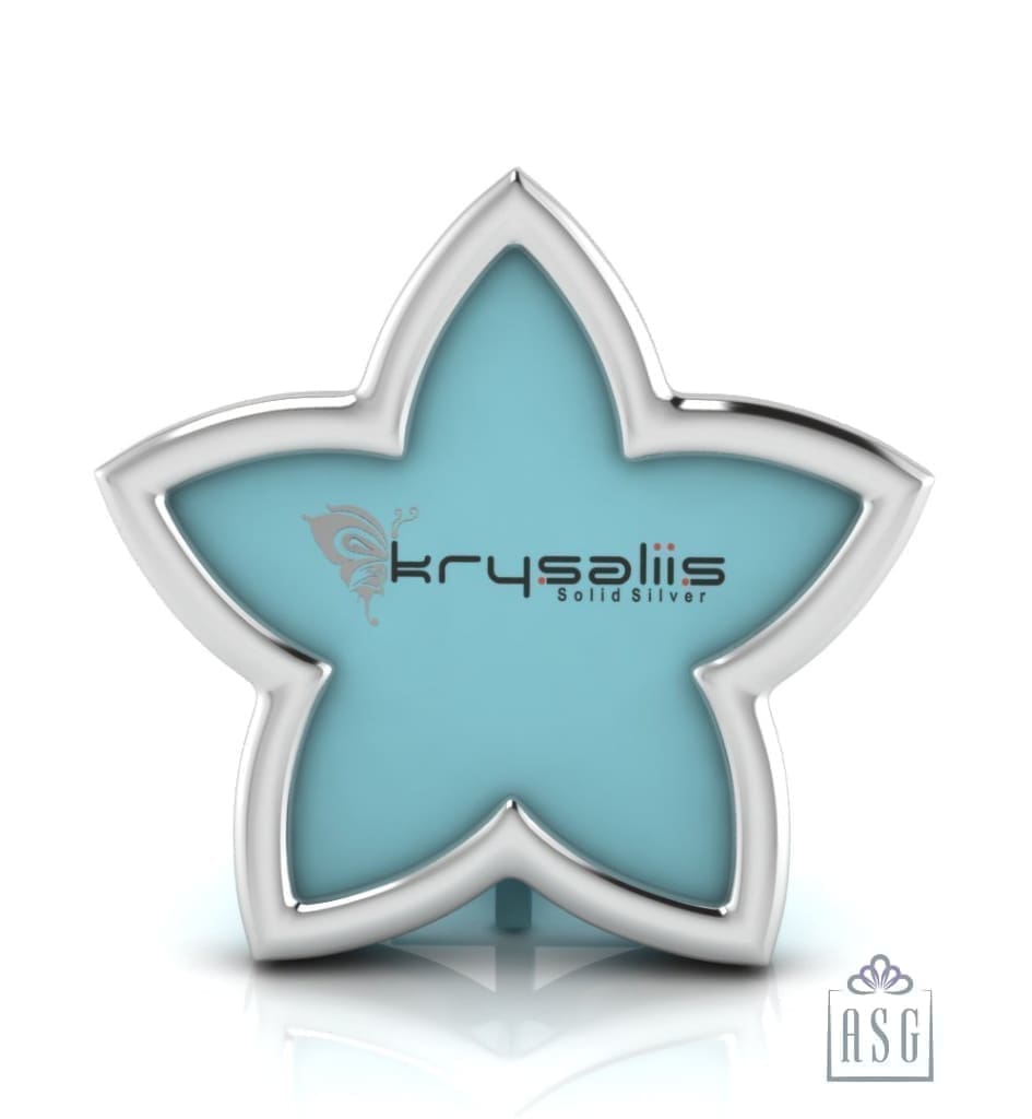 Sterling Silver Star Photo Frame for Baby and Kids