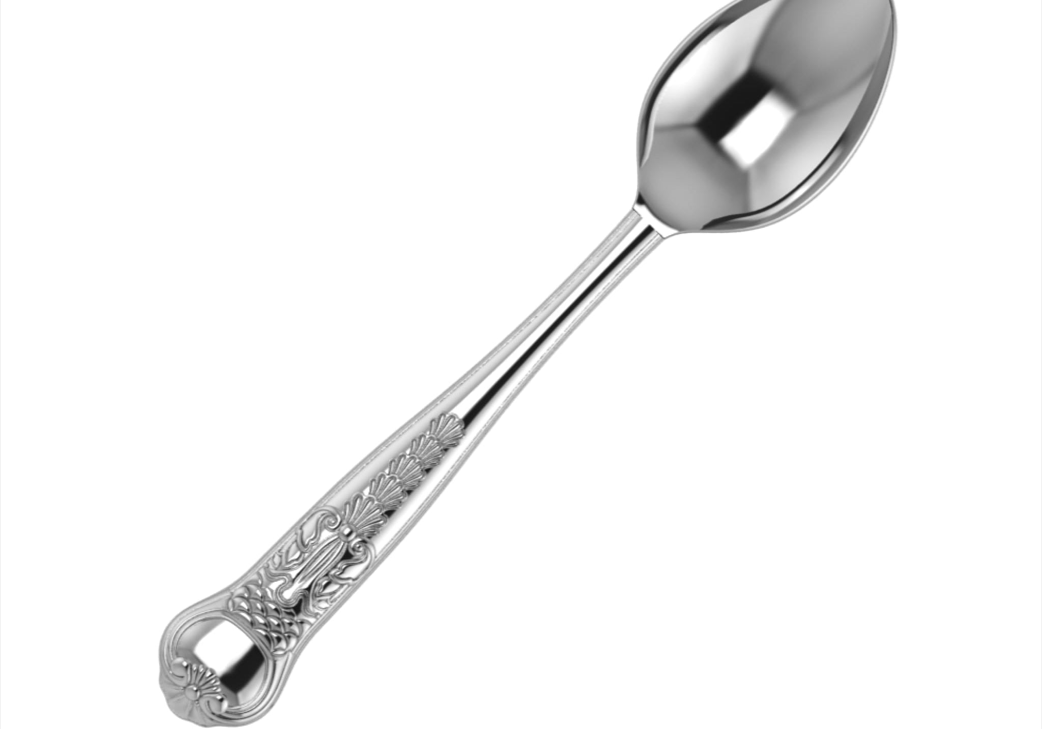 Sterling Silver Tea Spoon - The Italianate Collection