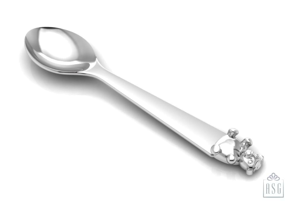 Sterling Silver Spoon for Baby and Child - Teddy