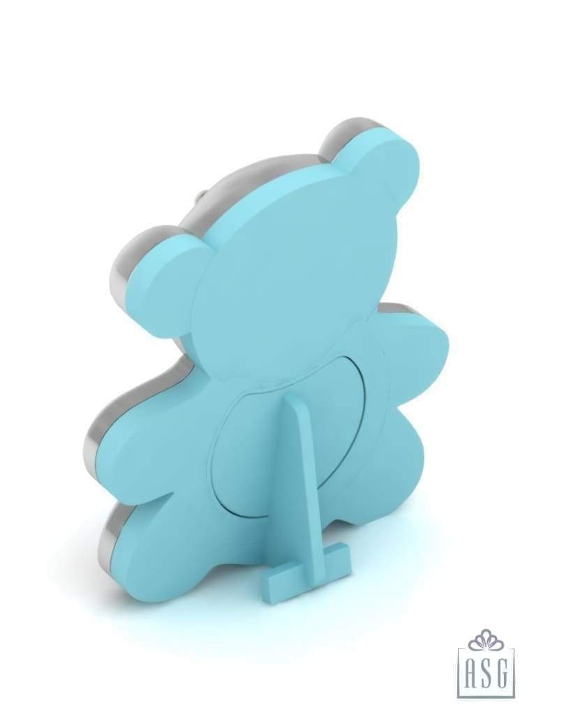 Silver Plated Teddy Photo Frame for Baby and Kids