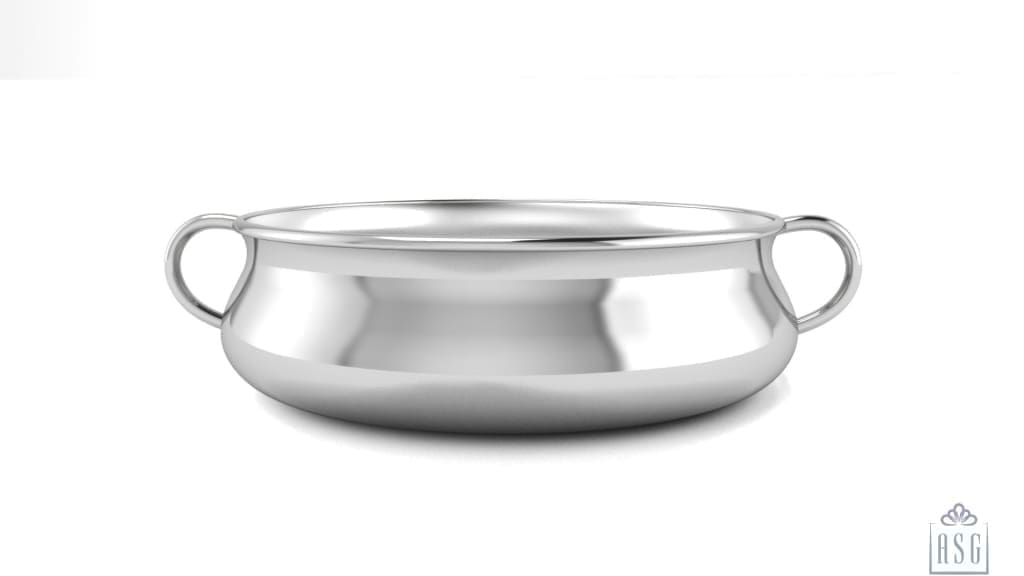 Sterling Silver Dinner Set for Baby and Child - Traditional Feeding Set