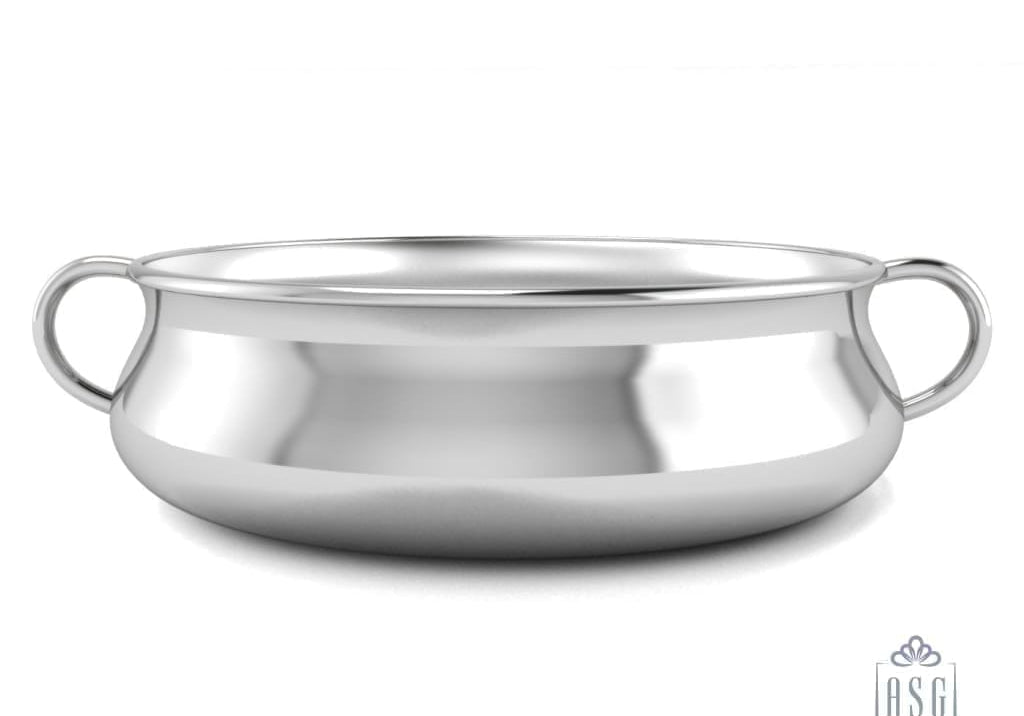 Sterling Silver Bowl for Baby and Child - Tradional Feeding Porringer