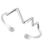 Sterling Silver Baby Cuff Kada with triangles design