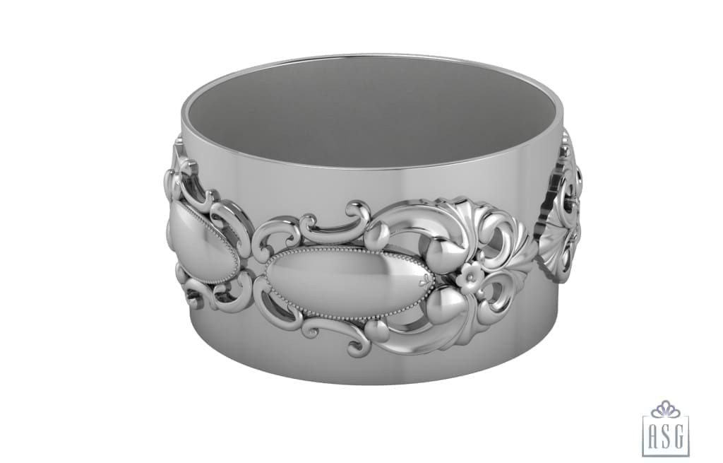 Sterling Silver Victorian Napkin Ring