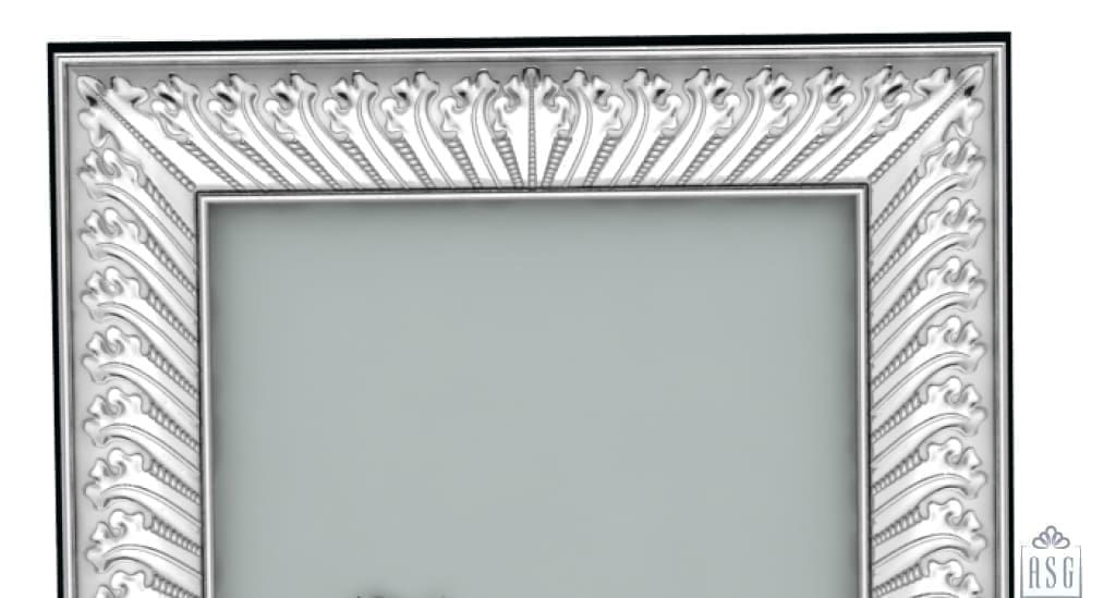 Sterling Silver Victorian Photo Frame