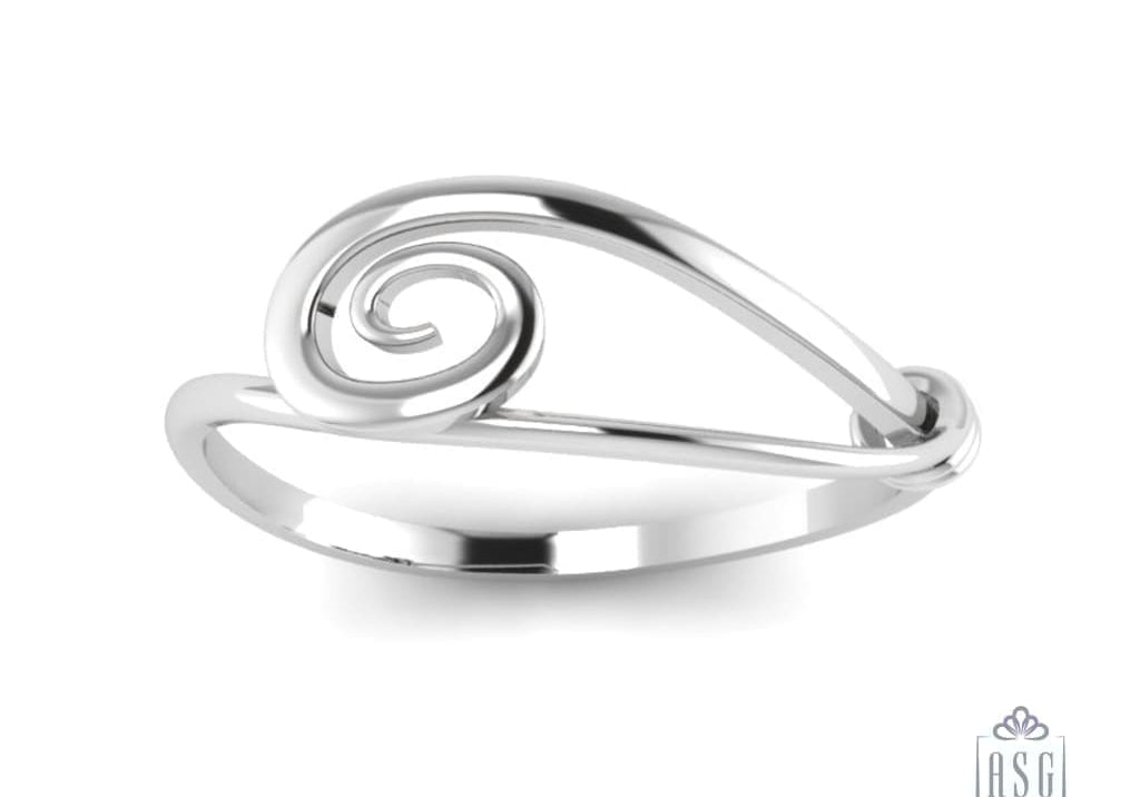 Sterling Silver Baby Bracelet adjustable with Whirlpool design