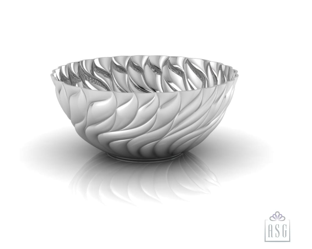 Sterling Silver Bowl - Winds of Time