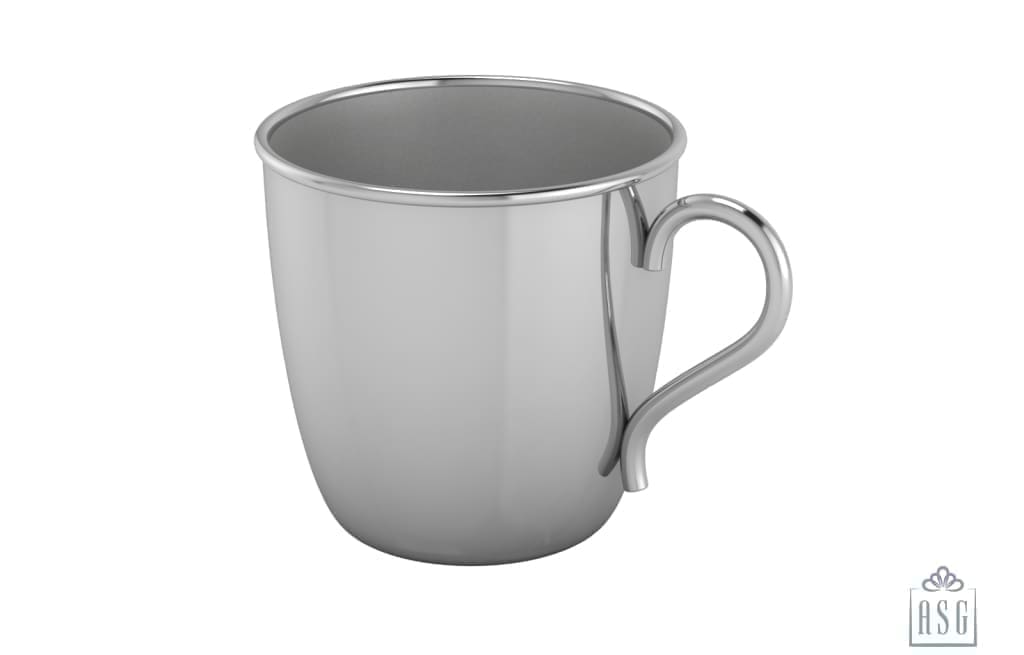 Sterling Silver baby Cup - Wine Handle