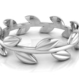 Sterling Silver Wreath Baby Bangle