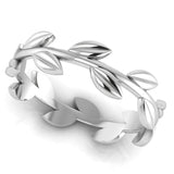 Sterling Silver Wreath Baby Bangle