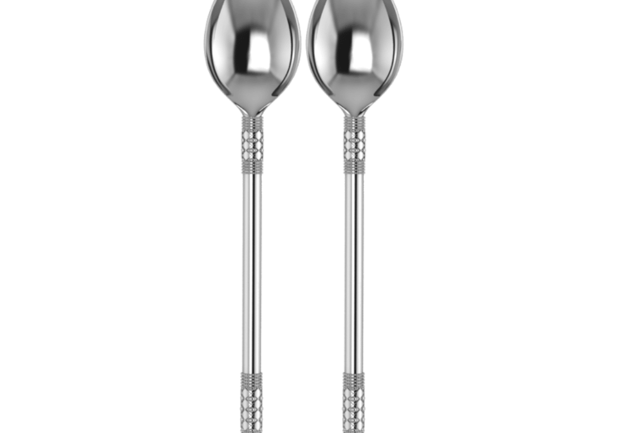 Sterling Silver Tea Spoon Set - The Tubulaire Collection